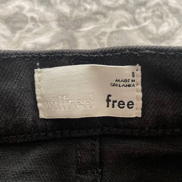 Black denim Aritzia skirt - Picture 2 of 2